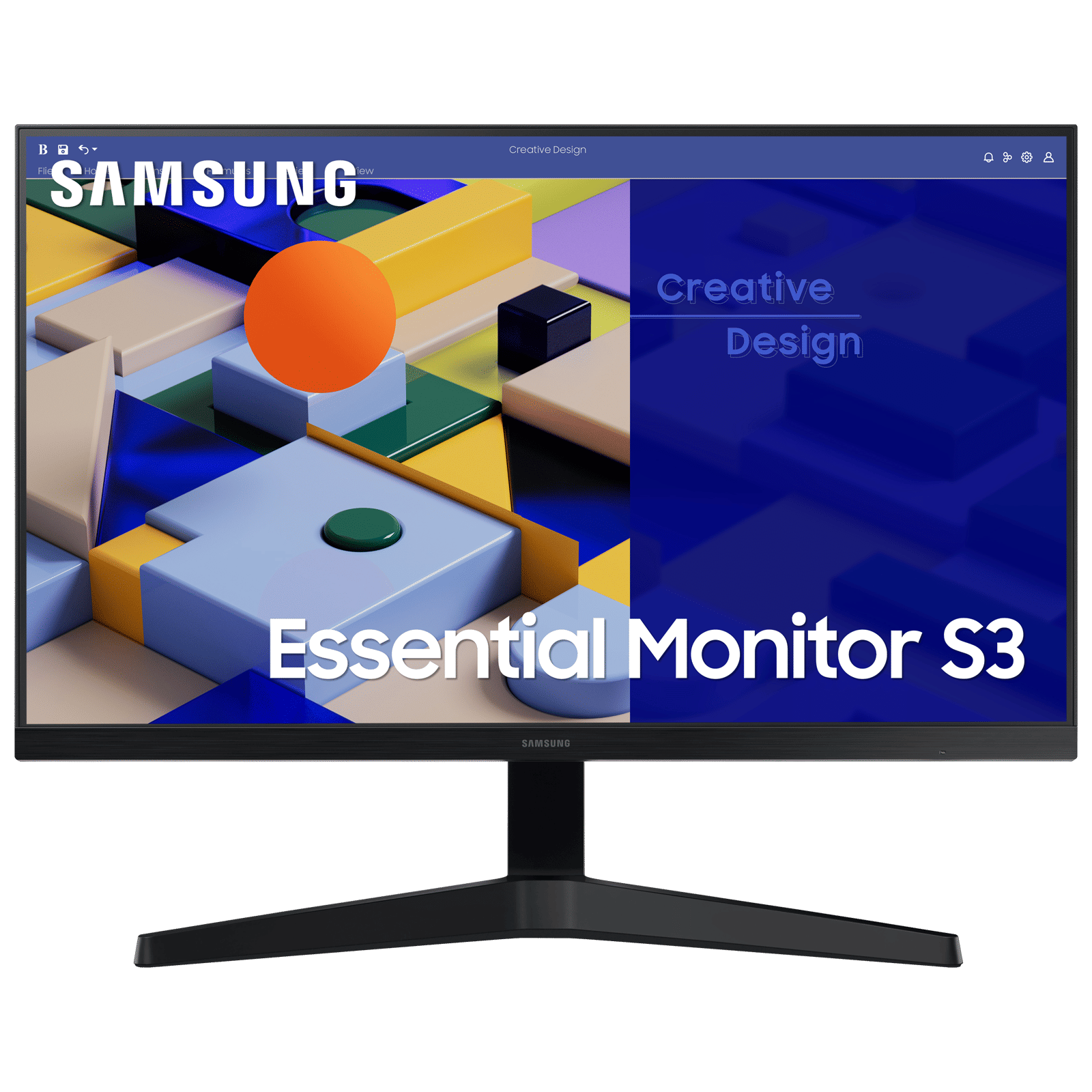 Buy SAMSUNG LS24C312EAWXXL 60.96 Cm (24 Inch) Full HD Flat Panel LED ...